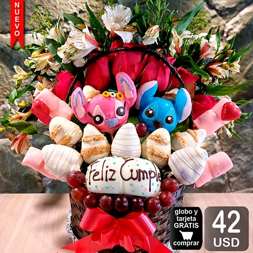 arreglo frutal stich