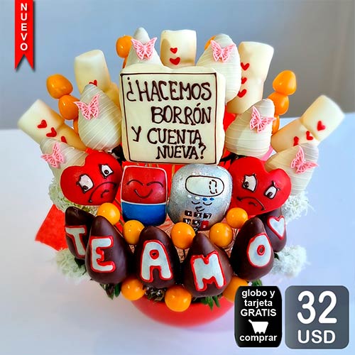 arreglo de rosas borron