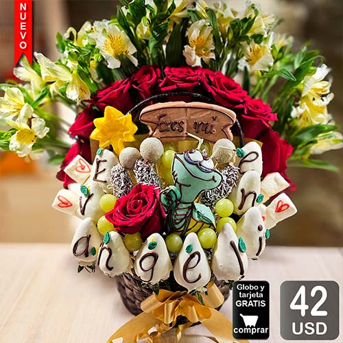 arreglo frutal evangeline