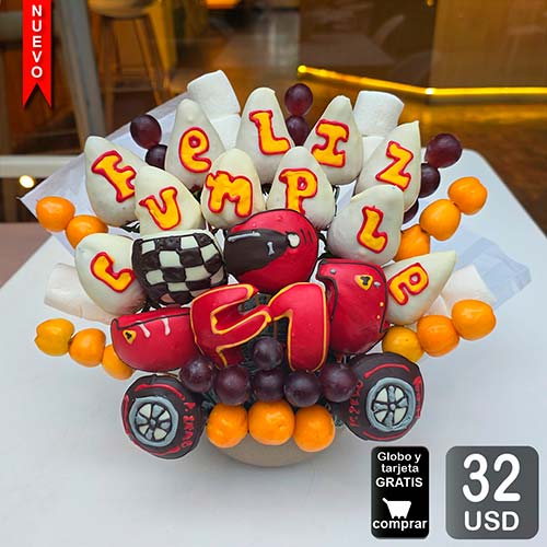 arreglo frutal formula 1