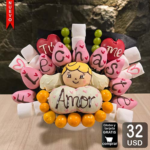 arreglo frutal flechados