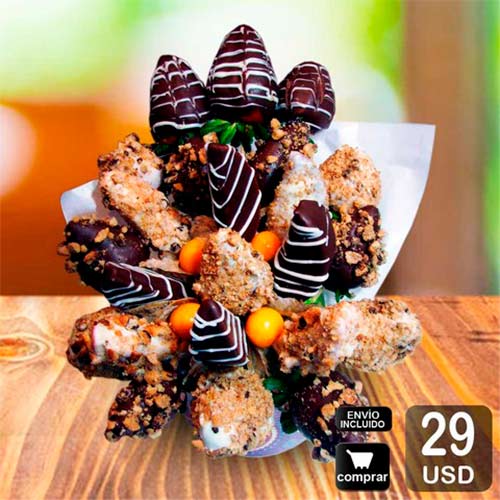 arreglo frutal Gourmand para desear un grandioso dìa